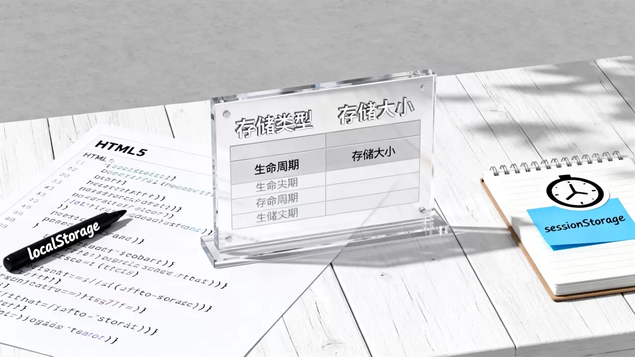 HTML5有哪些不同类型的存储？html5 localStorage和sessionStorage的区别