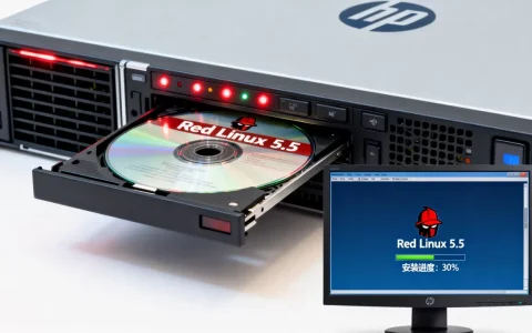 HP服务器如何安装REDHAT55？Red Hat Linux 5.5安装教程