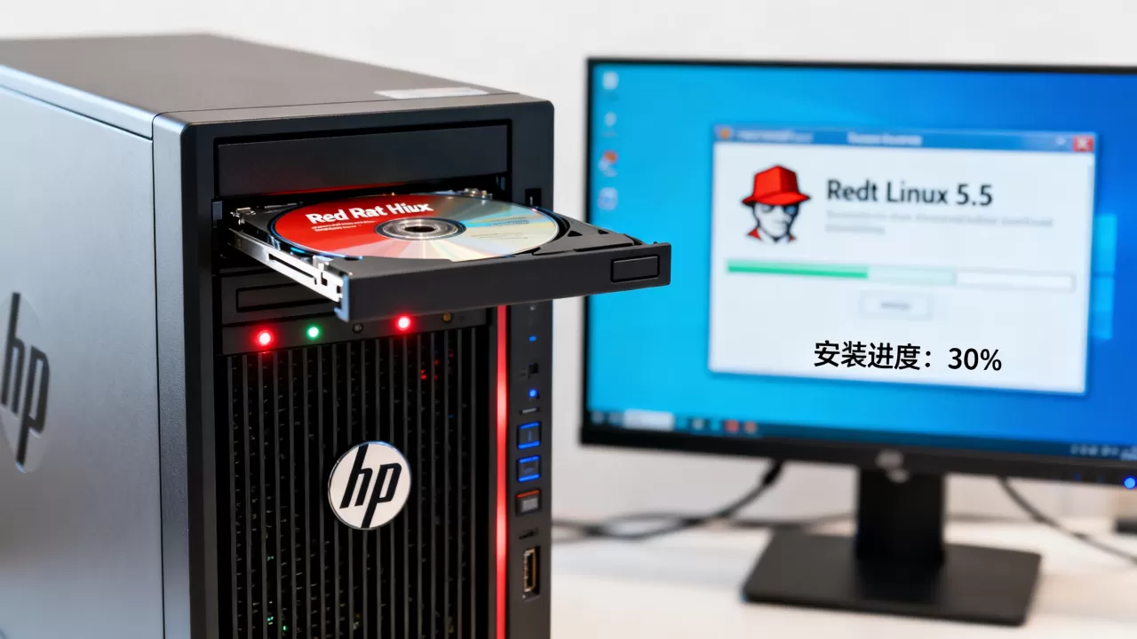 HP服务器如何安装REDHAT55?Red Hat Linux 5.5安装教程 HP服务器如何安装REDHAT55?Red Hat Linux 5.5安装教程