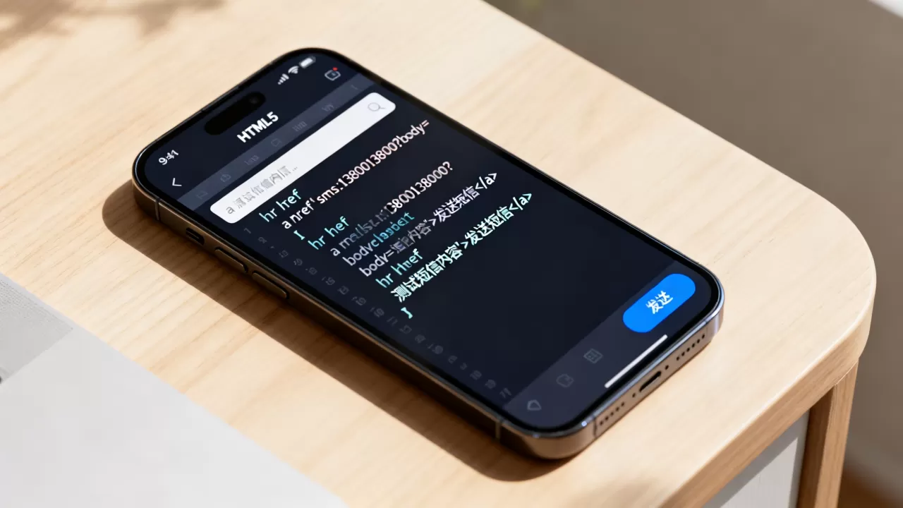 HTML5如何发送短信内容?手机端网页自动发短信代码 HTML5如何发送短信内容?手机端网页自动发短信代码