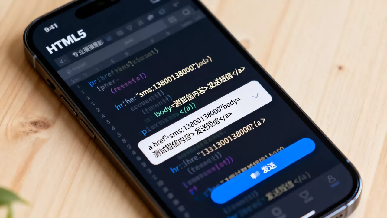 HTML5如何发送短信内容?手机端网页自动发短信代码 HTML5如何发送短信内容?手机端网页自动发短信代码