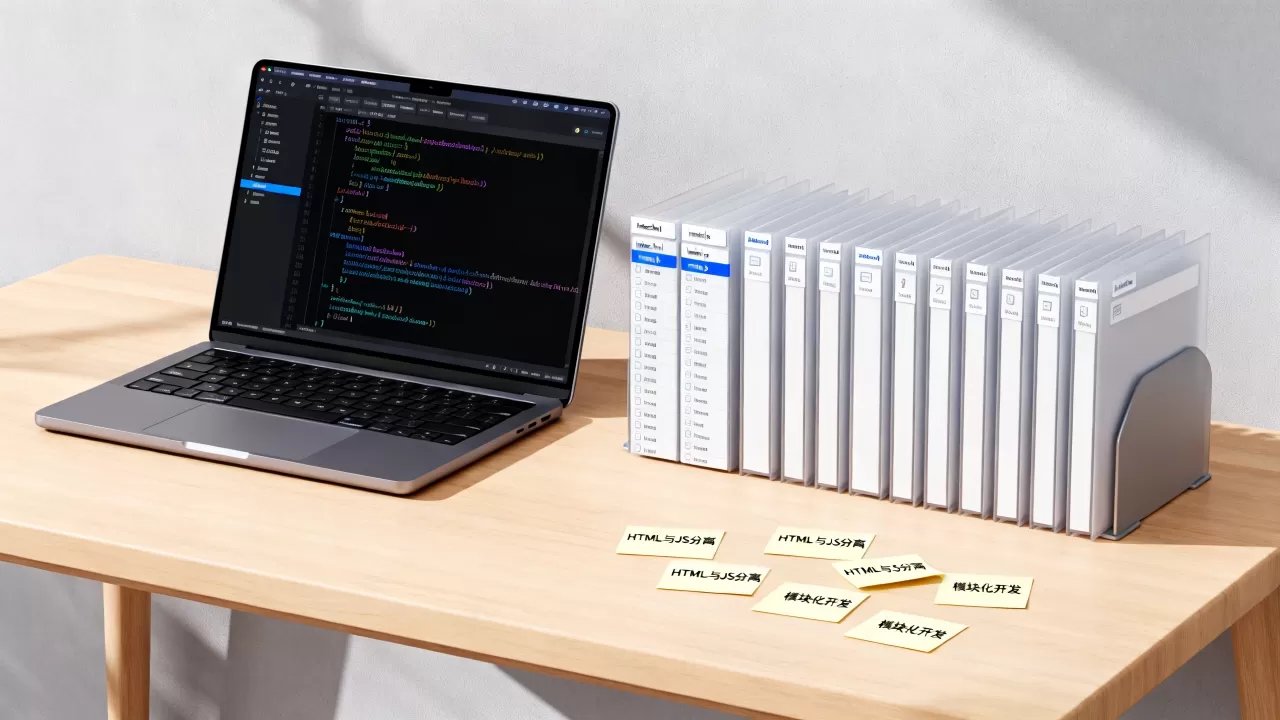 HTML5与JS分离怎么做？前端项目结构分离有什么好处