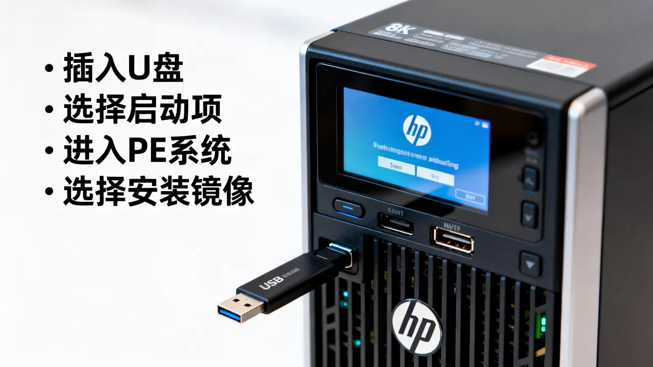 HP服务器如何用U盘装系统?重装系统教程 HP服务器如何用U盘装系统?重装系统教程