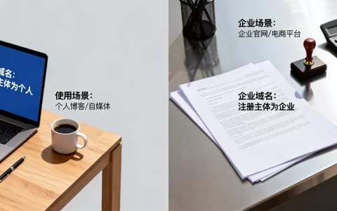 个人域名和企业域名有什么区别？个人域名和企业域名区别