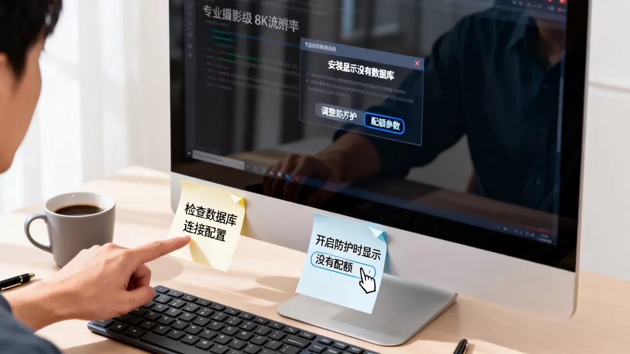 安装显示没有数据库怎么办?开启防护时显示没有配额怎么解决 安装显示没有数据库怎么办?开启防护时显示没有配额怎么解决