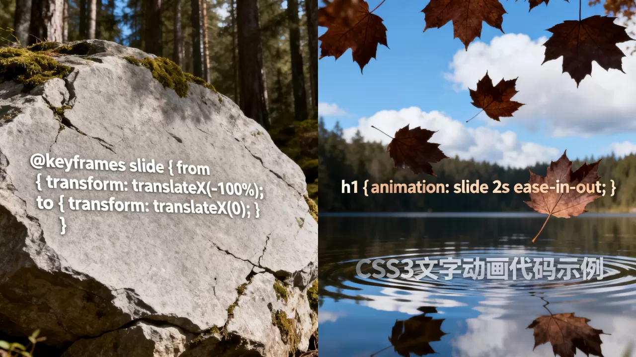 html文字输出特效怎么做?css3文字动画代码 html文字输出特效怎么做?css3文字动画代码