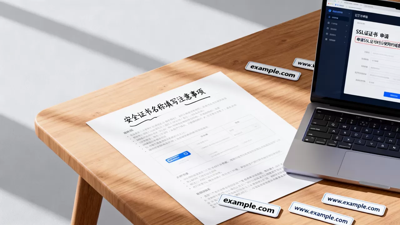 安全证书名称填什么?申请SSL证书时应该使用哪个域名 安全证书名称填什么?申请SSL证书时应该使用哪个域名