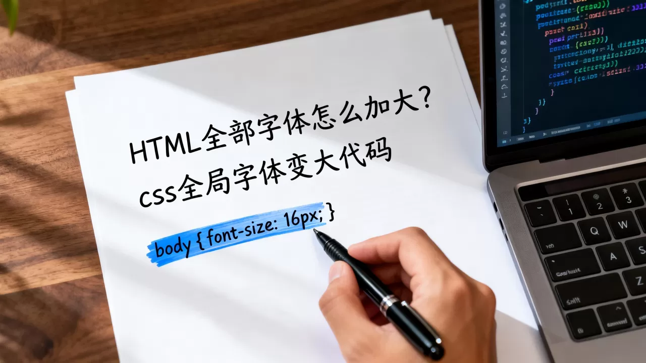 HTML全部字体怎么加大?css全局字体变大代码 HTML全部字体怎么加大?css全局字体变大代码