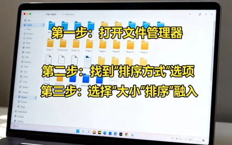 按大小排序怎么操作？如何按文件大小排序