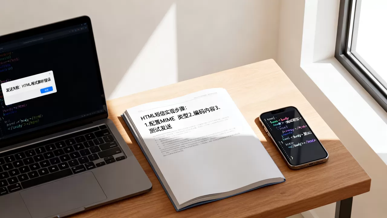 HTML短信发送失败怎么办？如何实现HTML格式短信