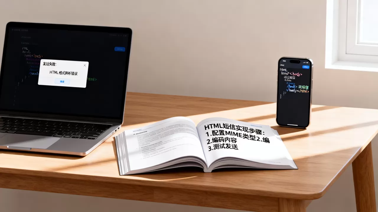 HTML短信发送失败怎么办？如何实现HTML格式短信