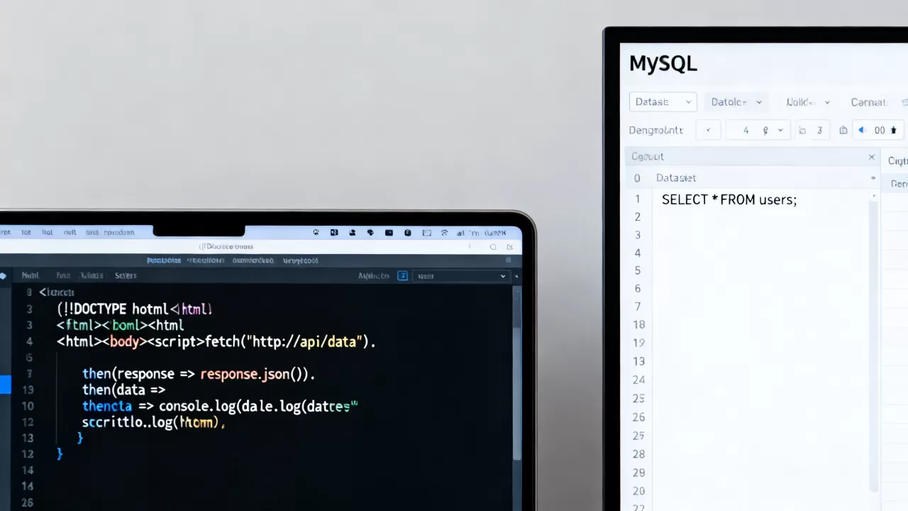 HTML5如何显示MySQL数据库？前端连接后端数据库教程