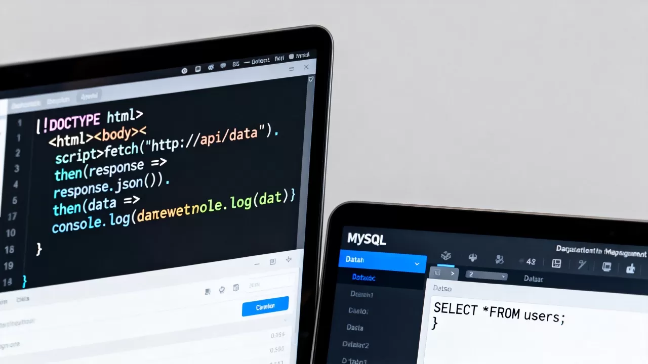 HTML5如何显示MySQL数据库?前端连接后端数据库教程 HTML5如何显示MySQL数据库?前端连接后端数据库教程