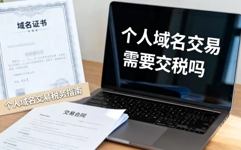 个人域名交易需要交税吗,个人域名交易交税吗