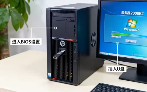 hp服务器2008怎么u盘安装？win2008r2系统安装教程
