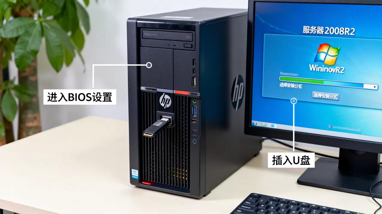 hp服务器2008怎么u盘安装?win2008r2系统安装教程 hp服务器2008怎么u盘安装?win2008r2系统安装教程