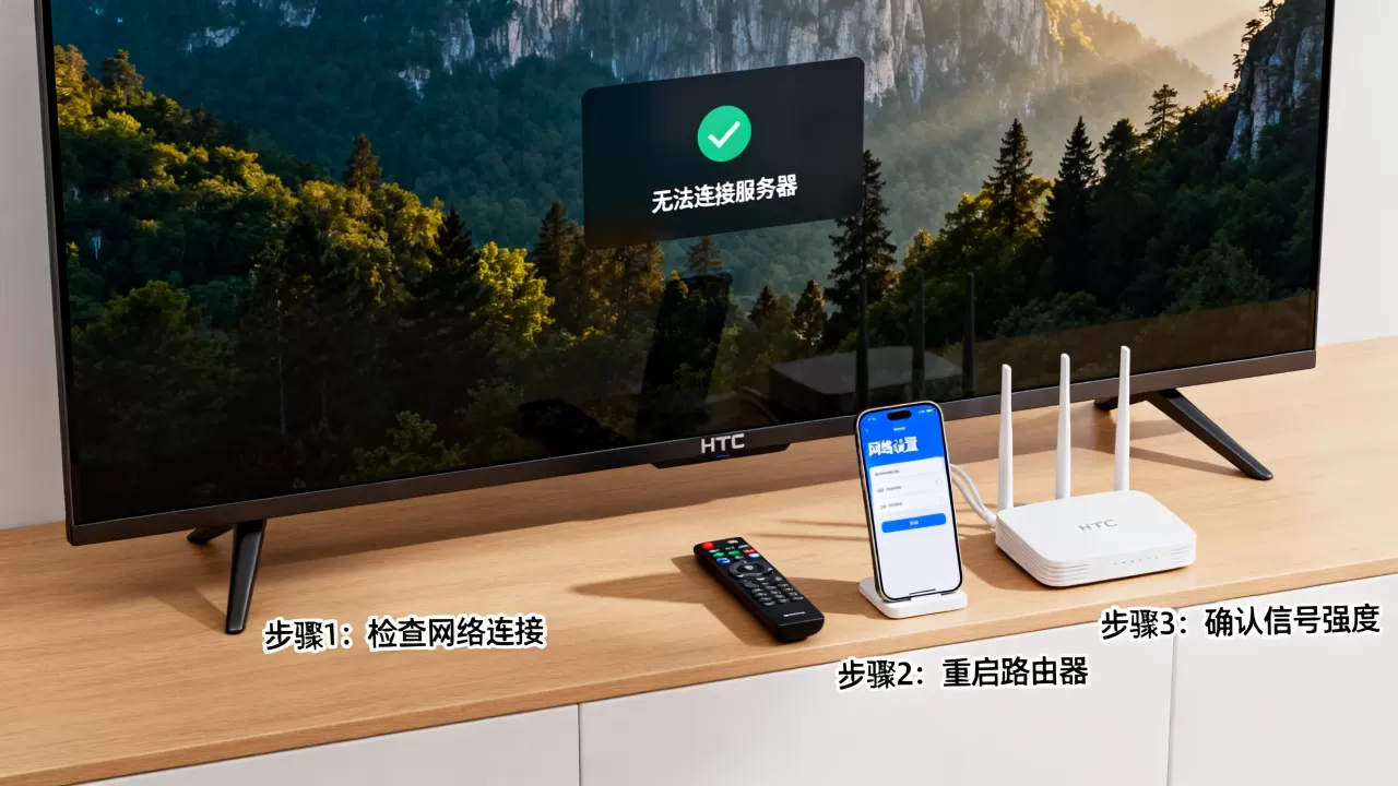 HTC电视无法从服务器获取数据怎么办?电视连不上服务器怎么解决 HTC电视无法从服务器获取数据怎么办?电视连不上服务器怎么解决