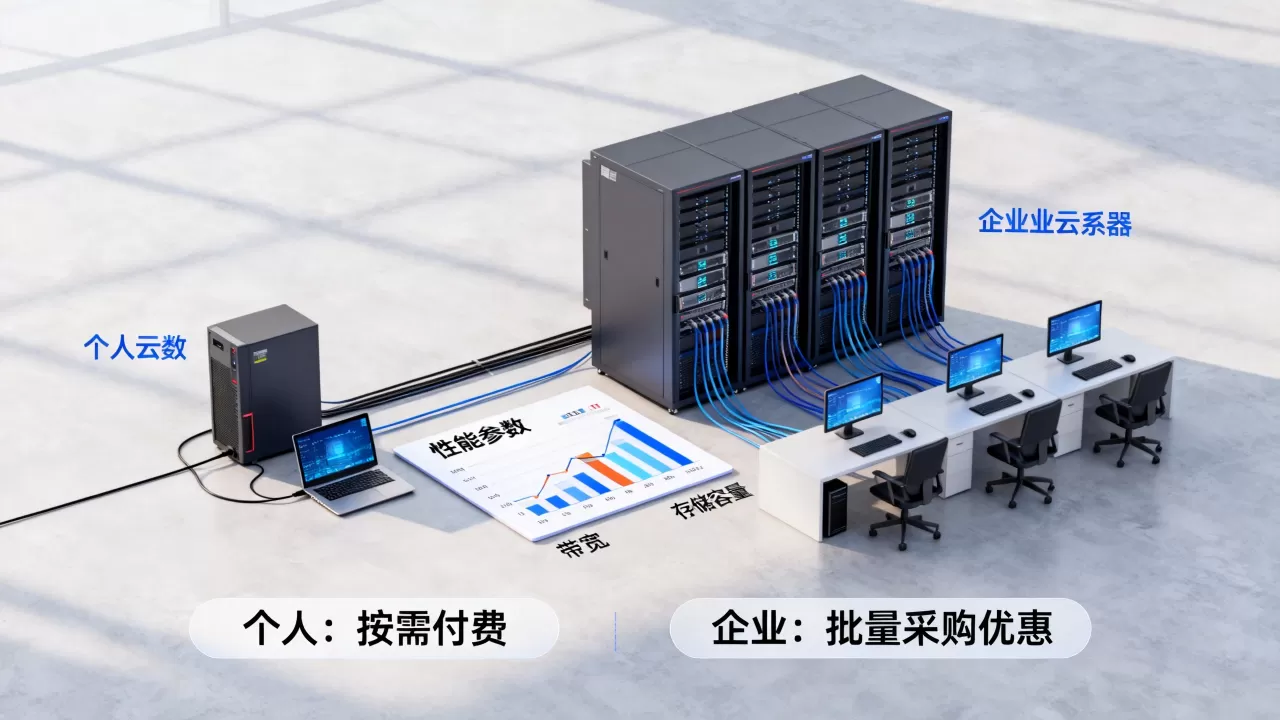 个人和企业云服务器区别在哪？云服务器怎么选择最划算
