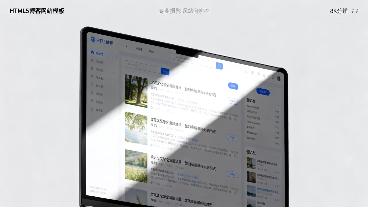 HTML5博客网站模板怎么用？免费下载高清模板