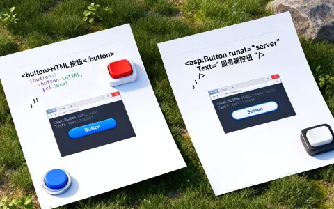 html控件button与服务器控件button有什么区别？html控件button与服务器控件button的区别