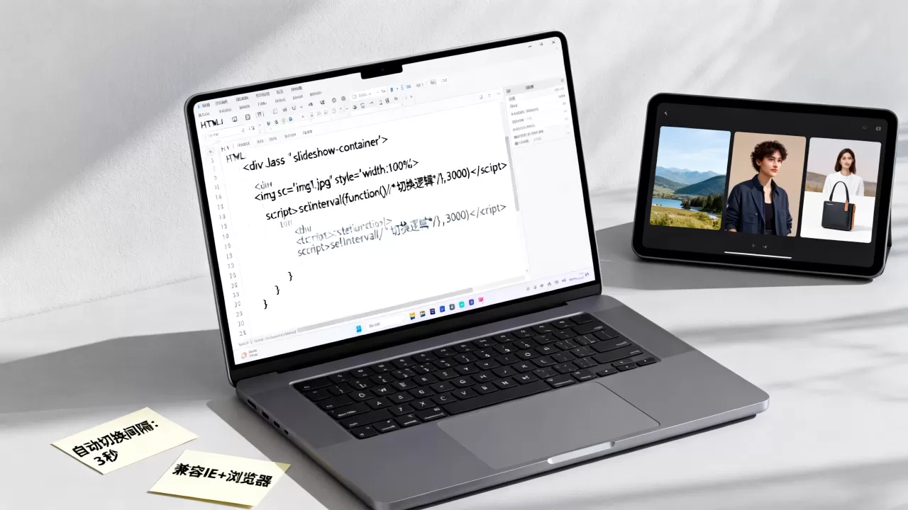 HTML图片轮转代码怎么写?如何实现图片自动切换 HTML图片轮转代码怎么写?如何实现图片自动切换
