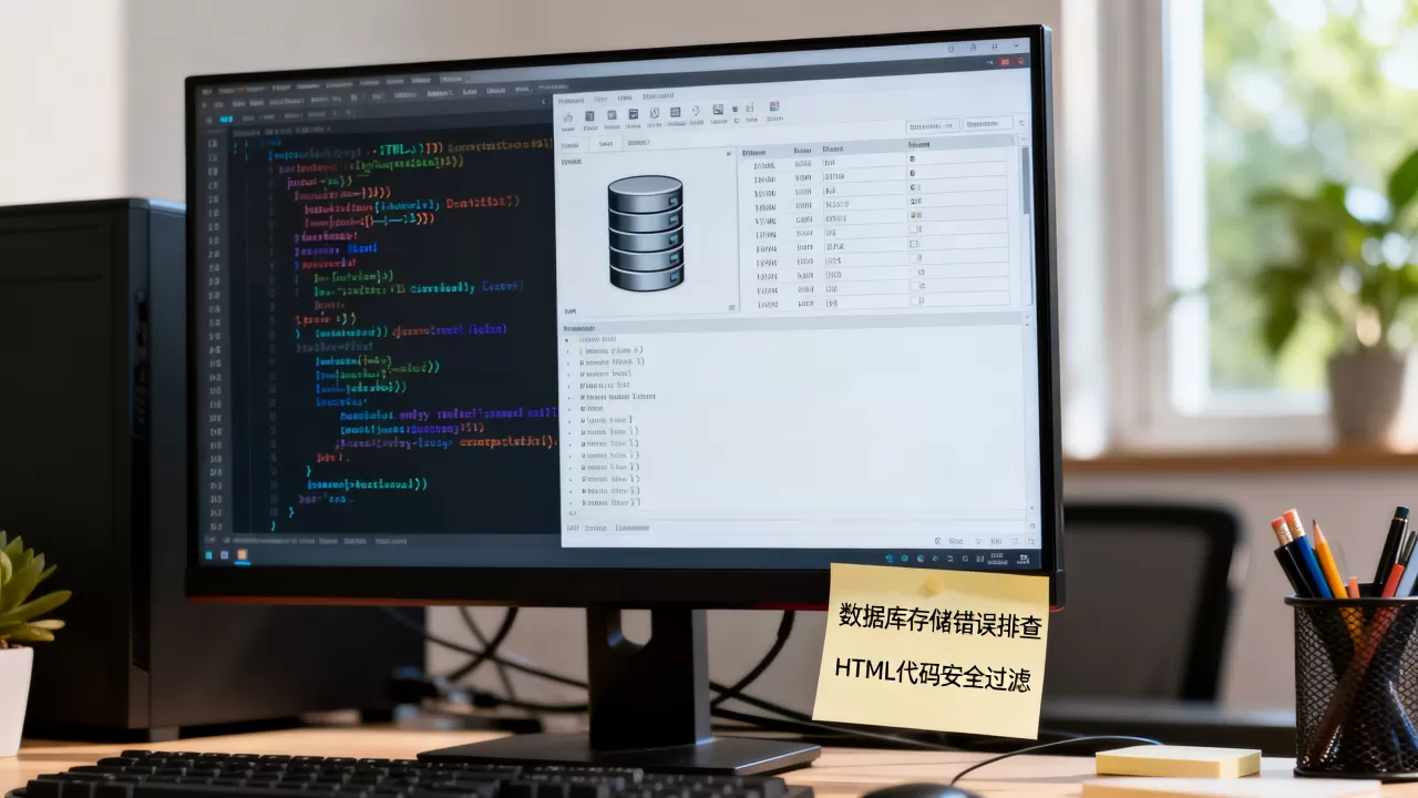 html源码保存到数据库出错怎么办?如何安全存储html代码 html源码保存到数据库出错怎么办?如何安全存储html代码