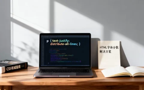 HTML字体分散怎么解决？css text-justify两端对齐