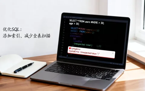 SQL语句查询出错怎么办？如何优化SQL语句提升效率