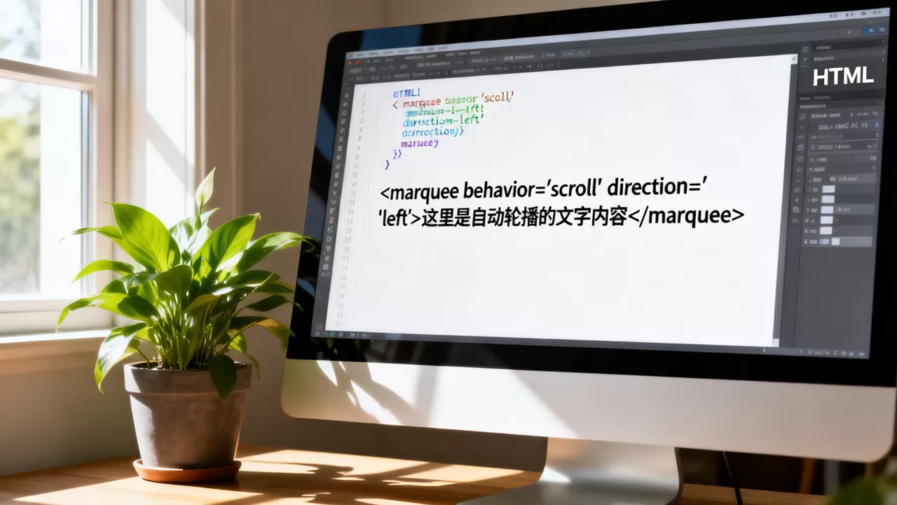 HTML中文字怎么实现自动轮播?前端文字无缝滚动代码 HTML中文字怎么实现自动轮播?前端文字无缝滚动代码