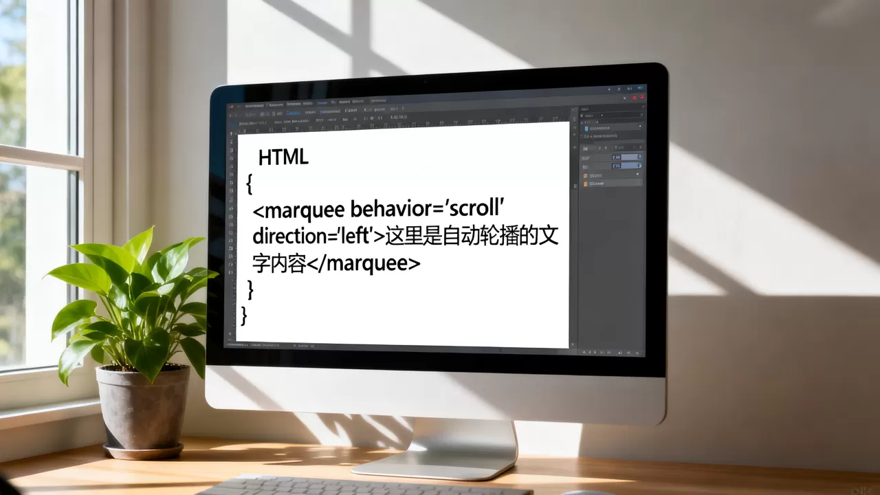 HTML中文字怎么实现自动轮播?前端文字无缝滚动代码 HTML中文字怎么实现自动轮播?前端文字无缝滚动代码