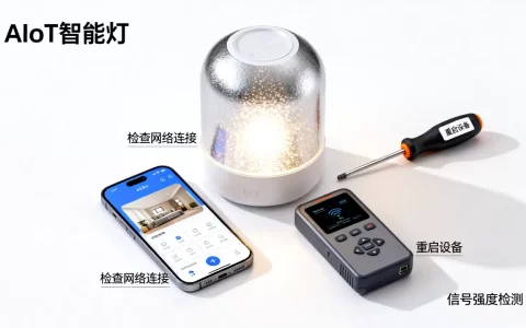 AIoT灯为何闪烁不停？智能家居设备故障排查方法