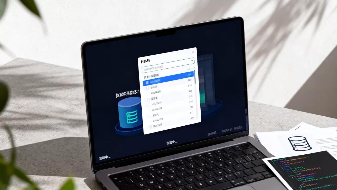 html5下拉框加载数据库