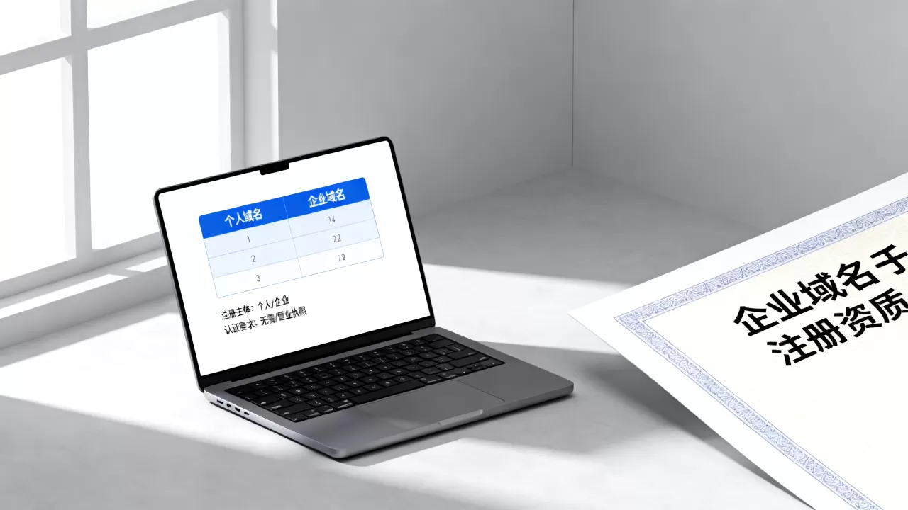 个人域名与企业域名有什么区别?企业域名注册需要什么资质 个人域名与企业域名有什么区别?企业域名注册需要什么资质
