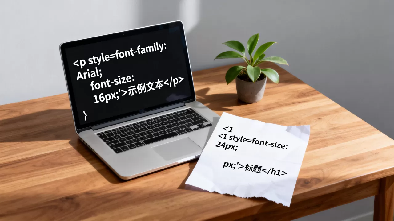 html字体代码怎么写？html字体大小代码怎么设置