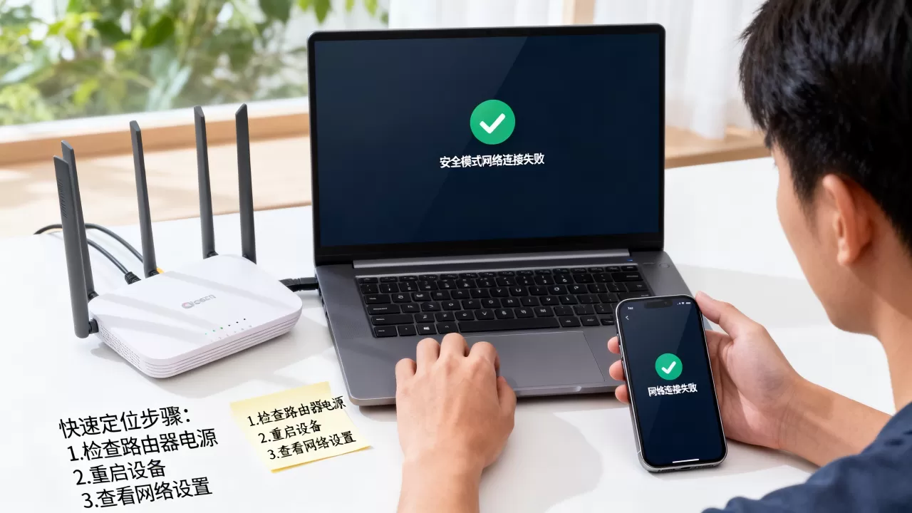 安全模式怎么网络连接失败?网络连接失败时怎么快速定位 安全模式怎么网络连接失败?网络连接失败时怎么快速定位