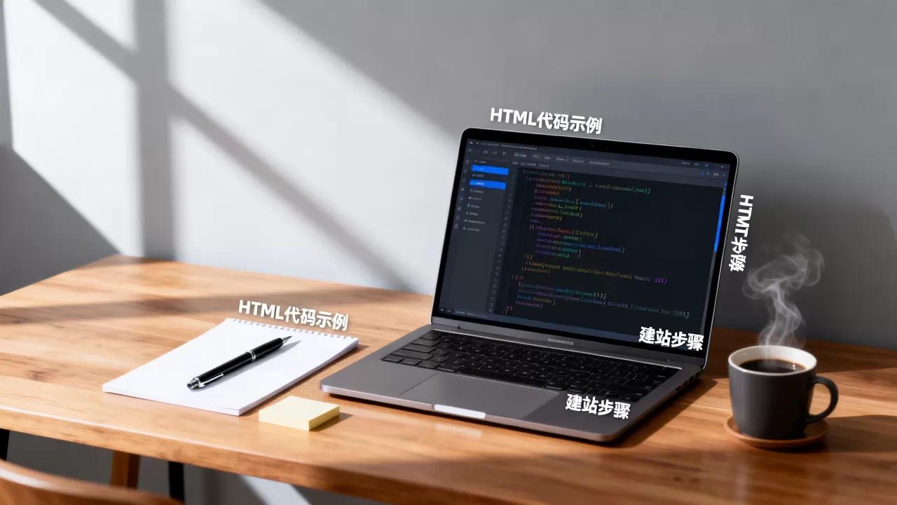 如何用HTML做简单网站实例？新手建站教程
