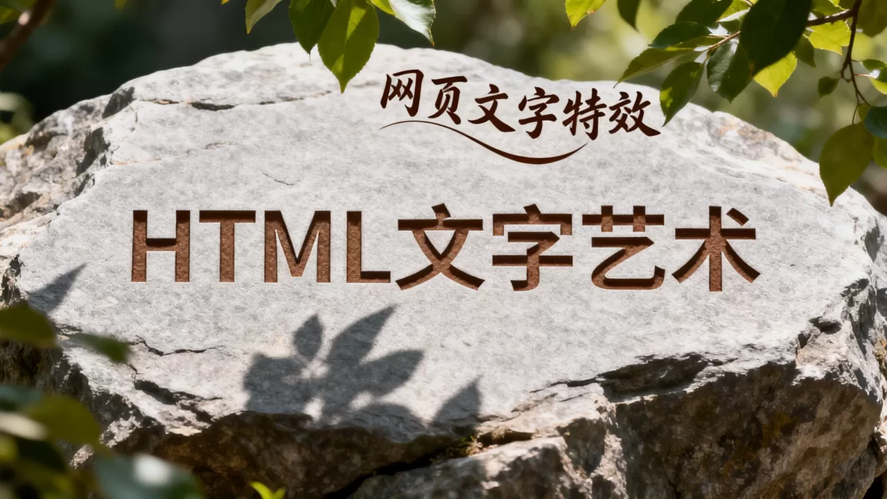 HTML文字艺术怎么做?如何实现网页文字特效 HTML文字艺术怎么做?如何实现网页文字特效