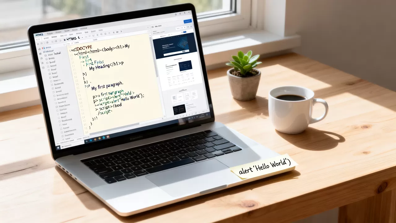 HTML5如何嵌套JS？html5调用js代码实例