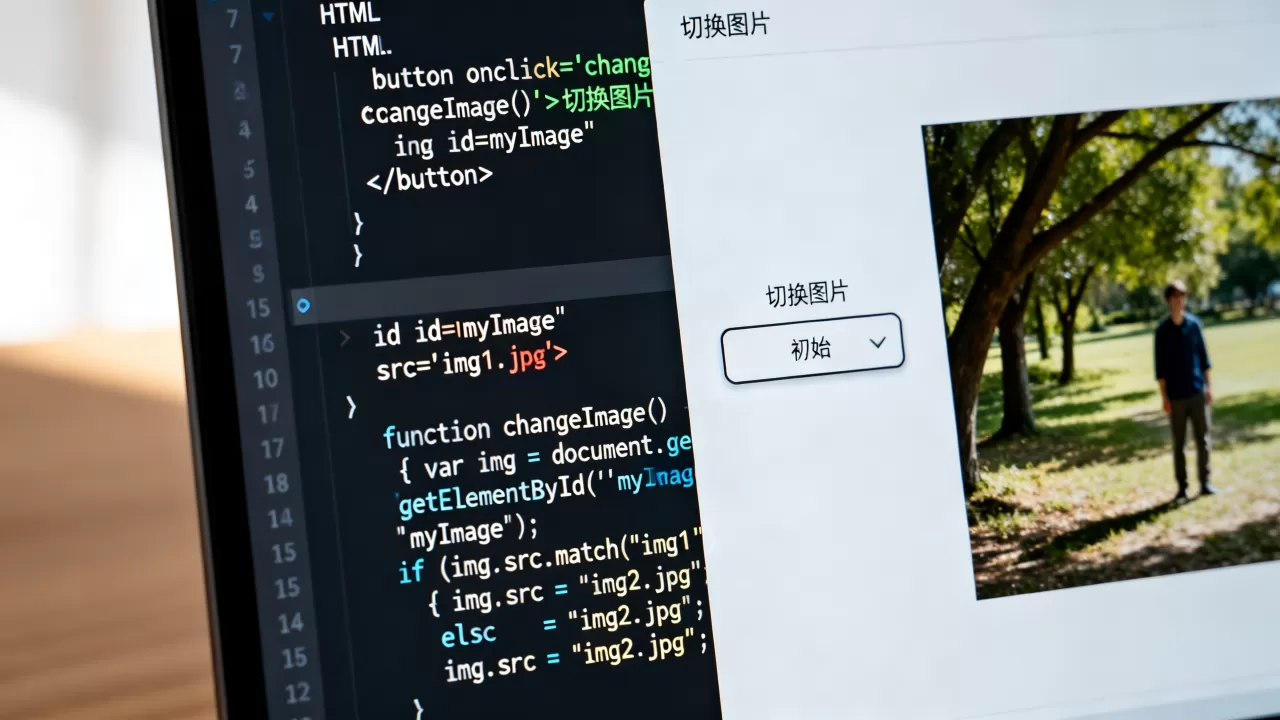 html按钮图片如何切换?html按钮点击切换图片代码 html按钮图片如何切换?html按钮点击切换图片代码