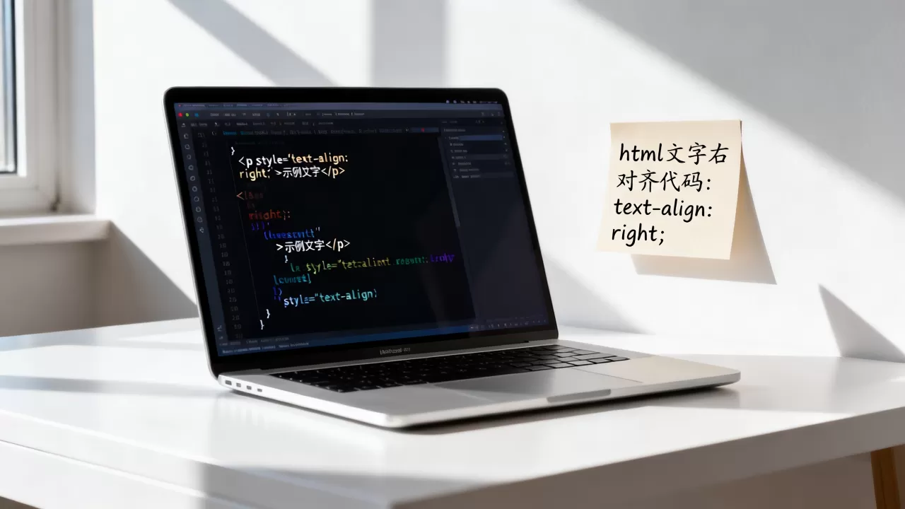 html文字怎么置右?html文字右对齐代码 html文字怎么置右?html文字右对齐代码