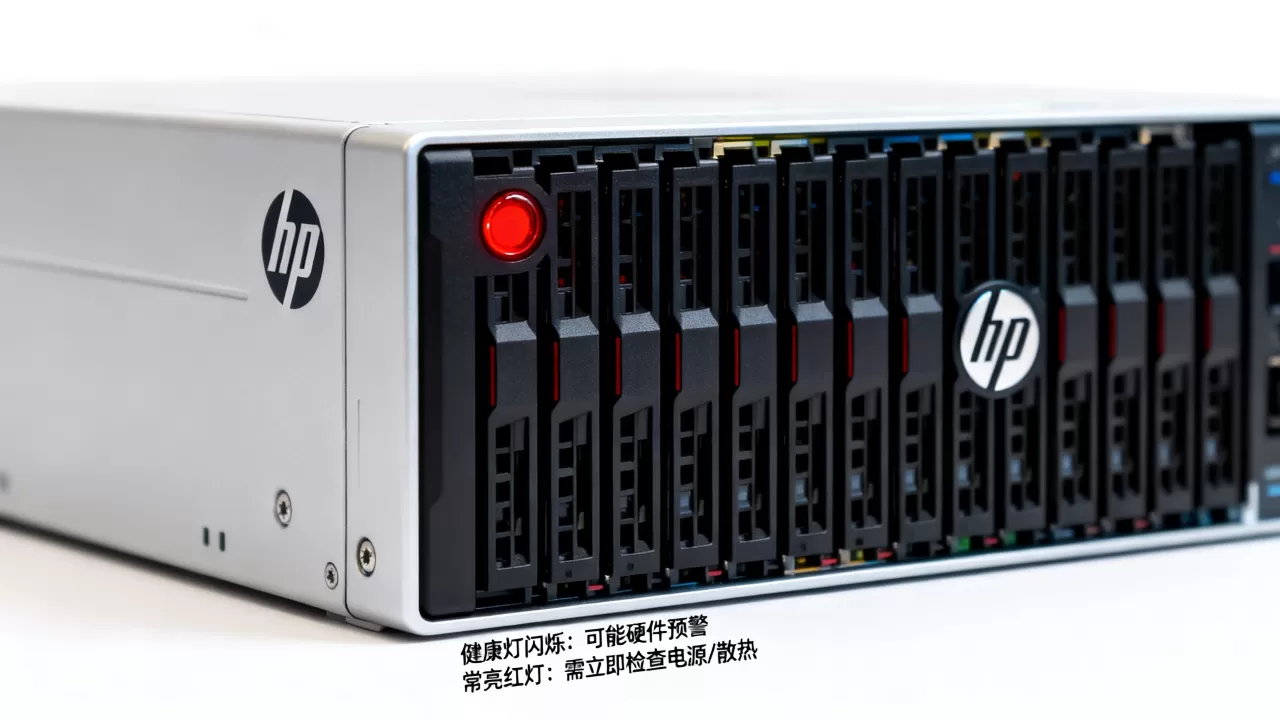 hp服务器健康灯闪烁是什么意思?hp服务器健康灯常亮红灯怎么处理 hp服务器健康灯闪烁是什么意思?hp服务器健康灯常亮红灯怎么处理
