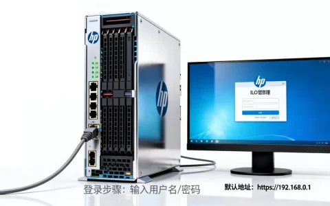 HPE服务器ilo默认地址是多少？如何登录ilo管理界面