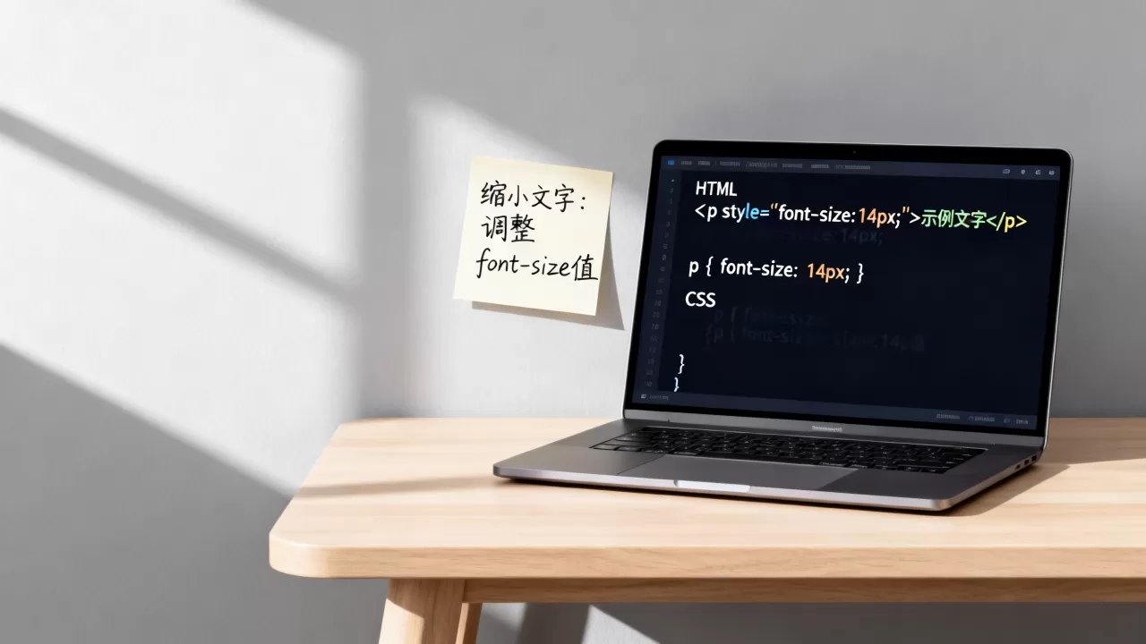 HTML文字怎么缩小?css字体大小调整方法 HTML文字怎么缩小?css字体大小调整方法