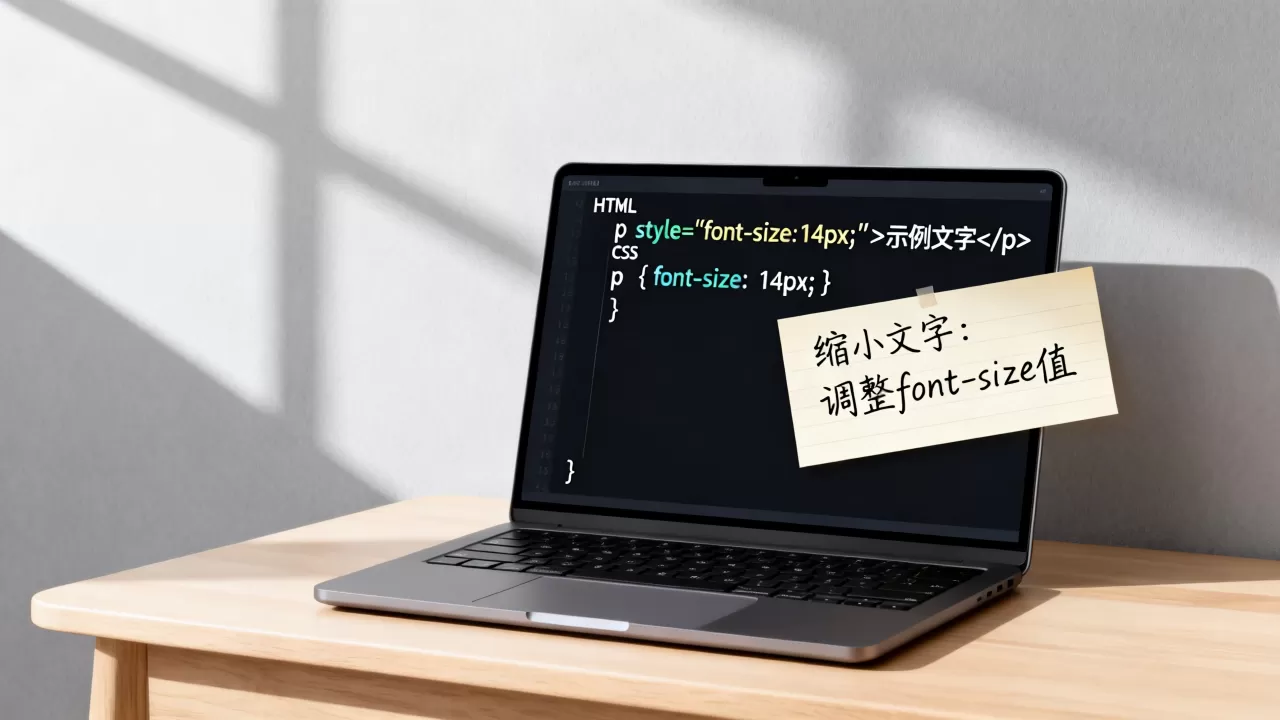 HTML文字怎么缩小?css字体大小调整方法 HTML文字怎么缩小?css字体大小调整方法