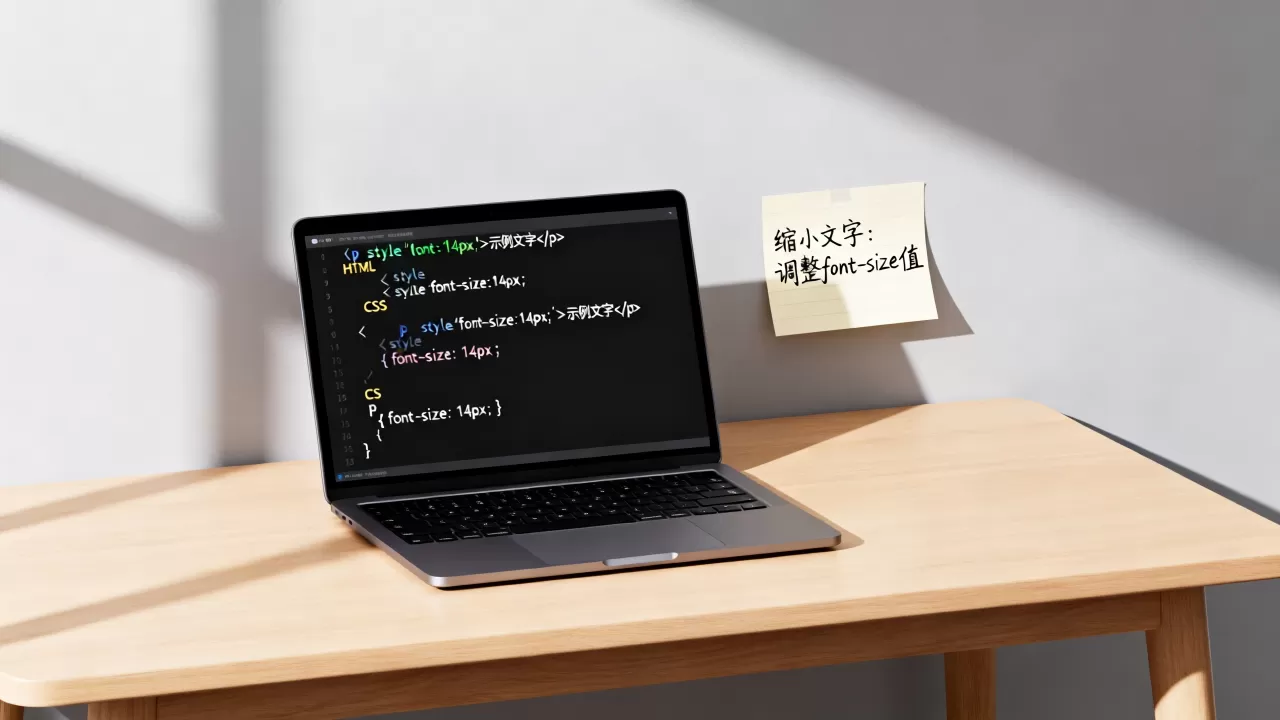 HTML文字怎么缩小?css字体大小调整方法 HTML文字怎么缩小?css字体大小调整方法