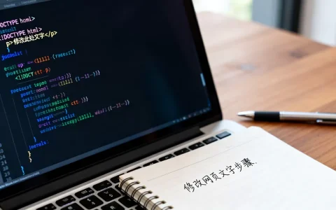 如何修改HTML网站文字？修改网页内容代码教程