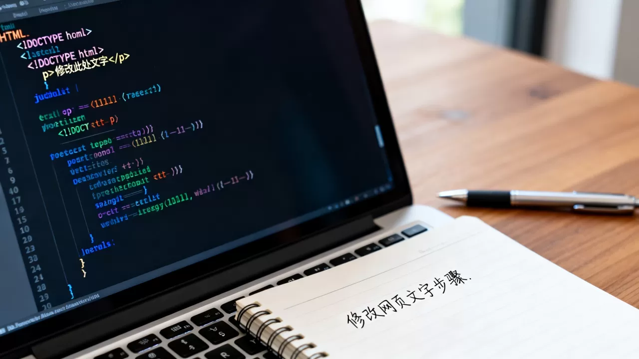 如何修改HTML网站文字?修改网页内容代码教程 如何修改HTML网站文字?修改网页内容代码教程