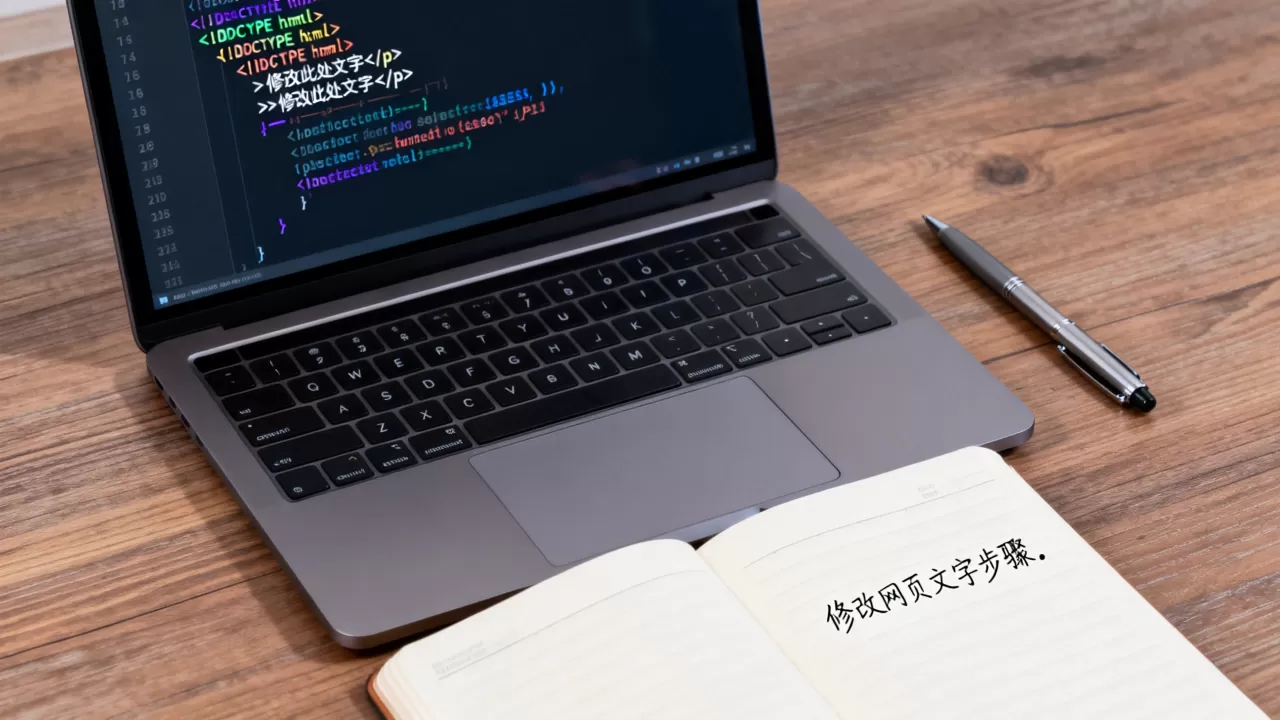 如何修改HTML网站文字?修改网页内容代码教程 如何修改HTML网站文字?修改网页内容代码教程