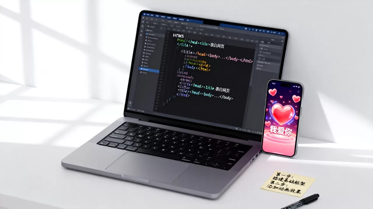 HTML5表白网站源码怎么制作?如何免费制作炫酷表白网页 HTML5表白网站源码怎么制作?如何免费制作炫酷表白网页