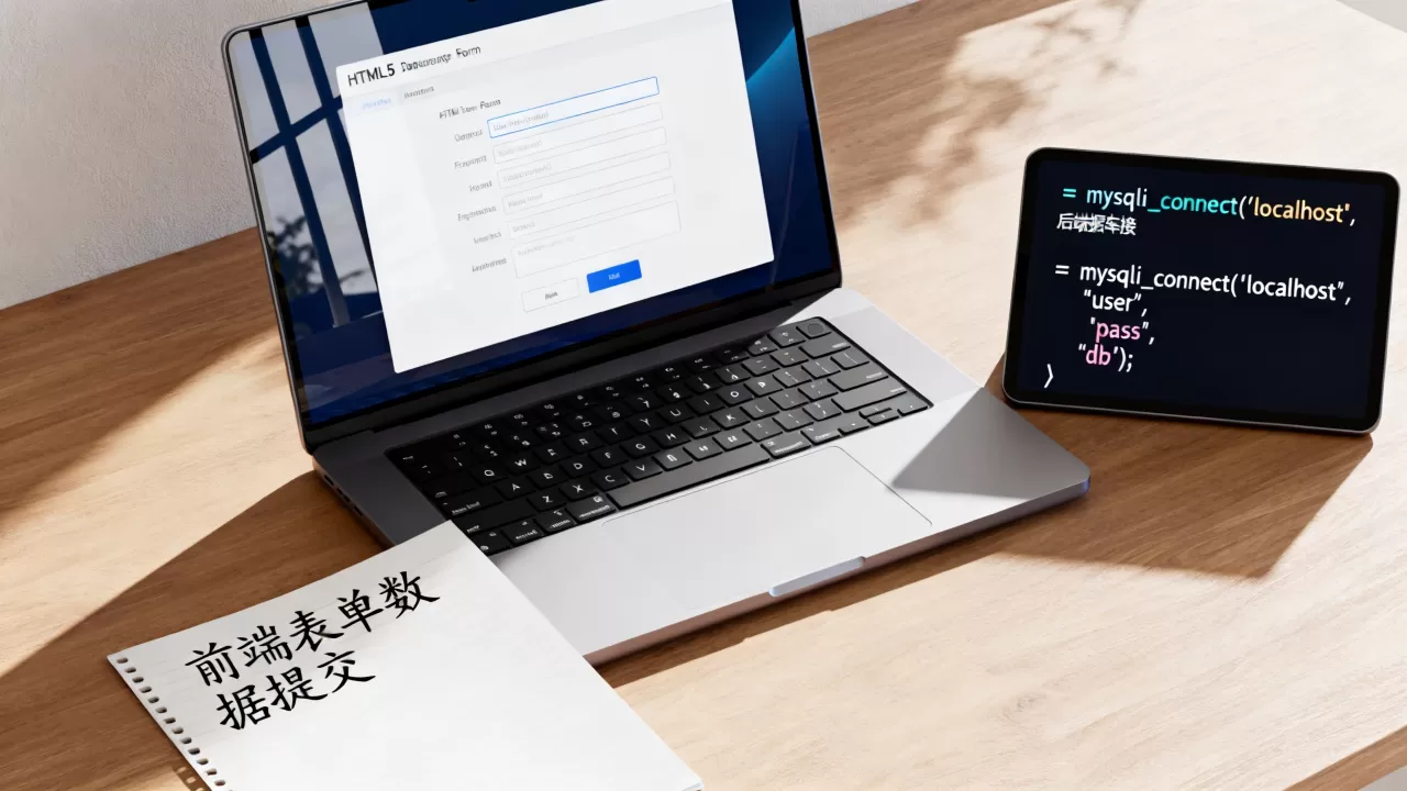 HTML5表单如何连接数据库？前端表单数据提交到后端